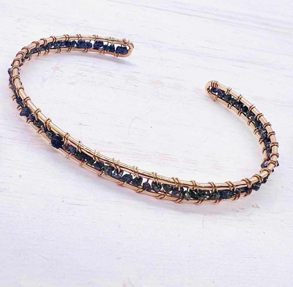 Raw Black Diamond Bracelet