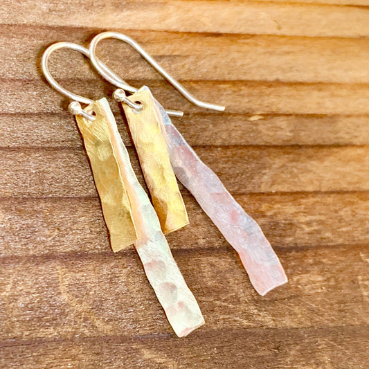 Mixed Metal Earrings