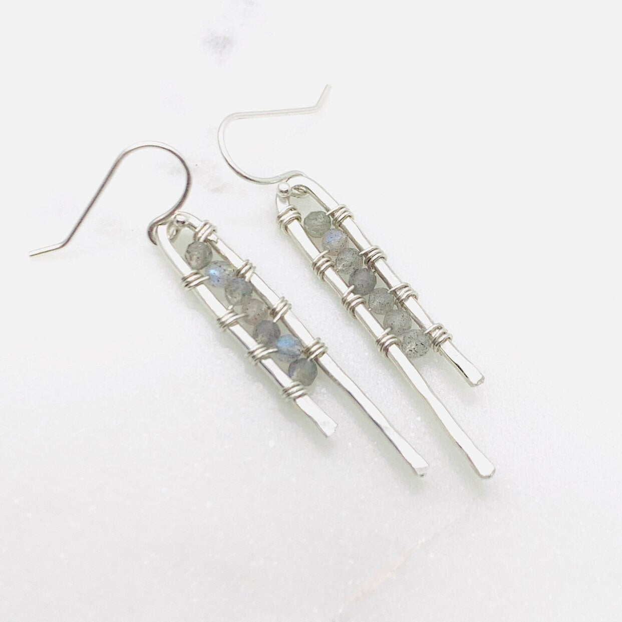 Labradorite Dangle Earrings