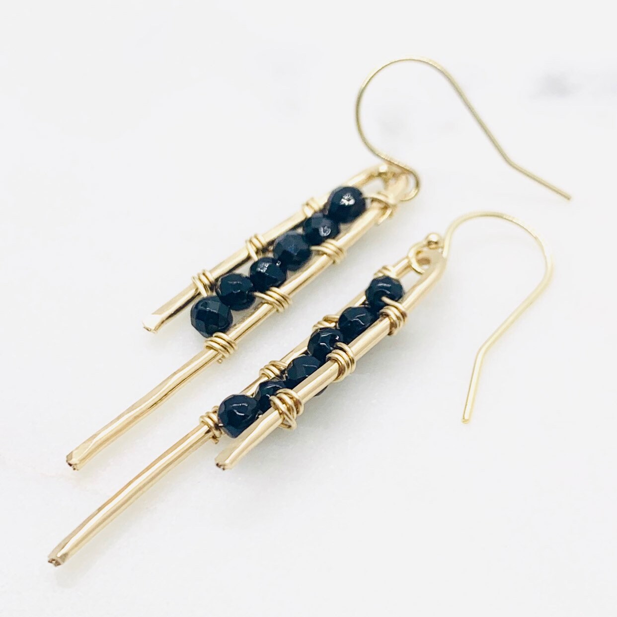 Onyx Dangle Earrings