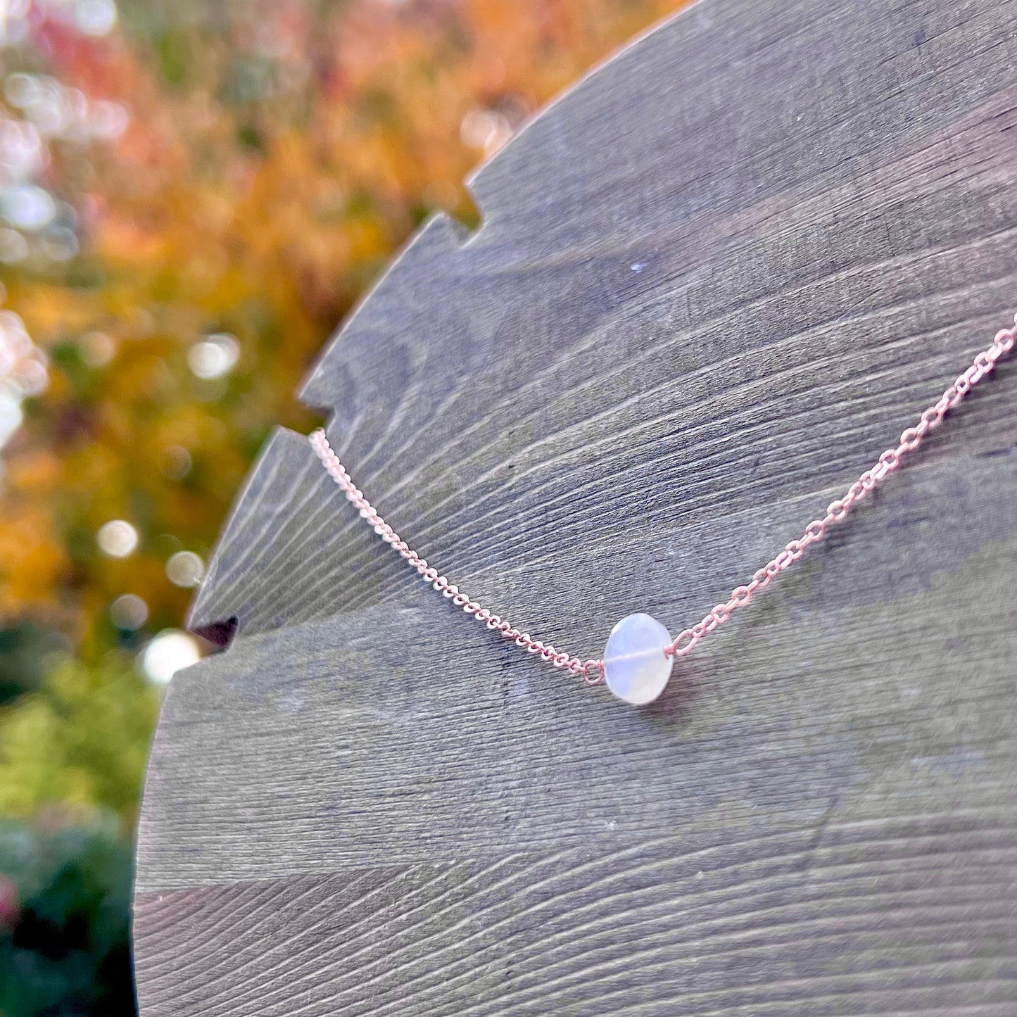 Rainbow Moonstone Choker