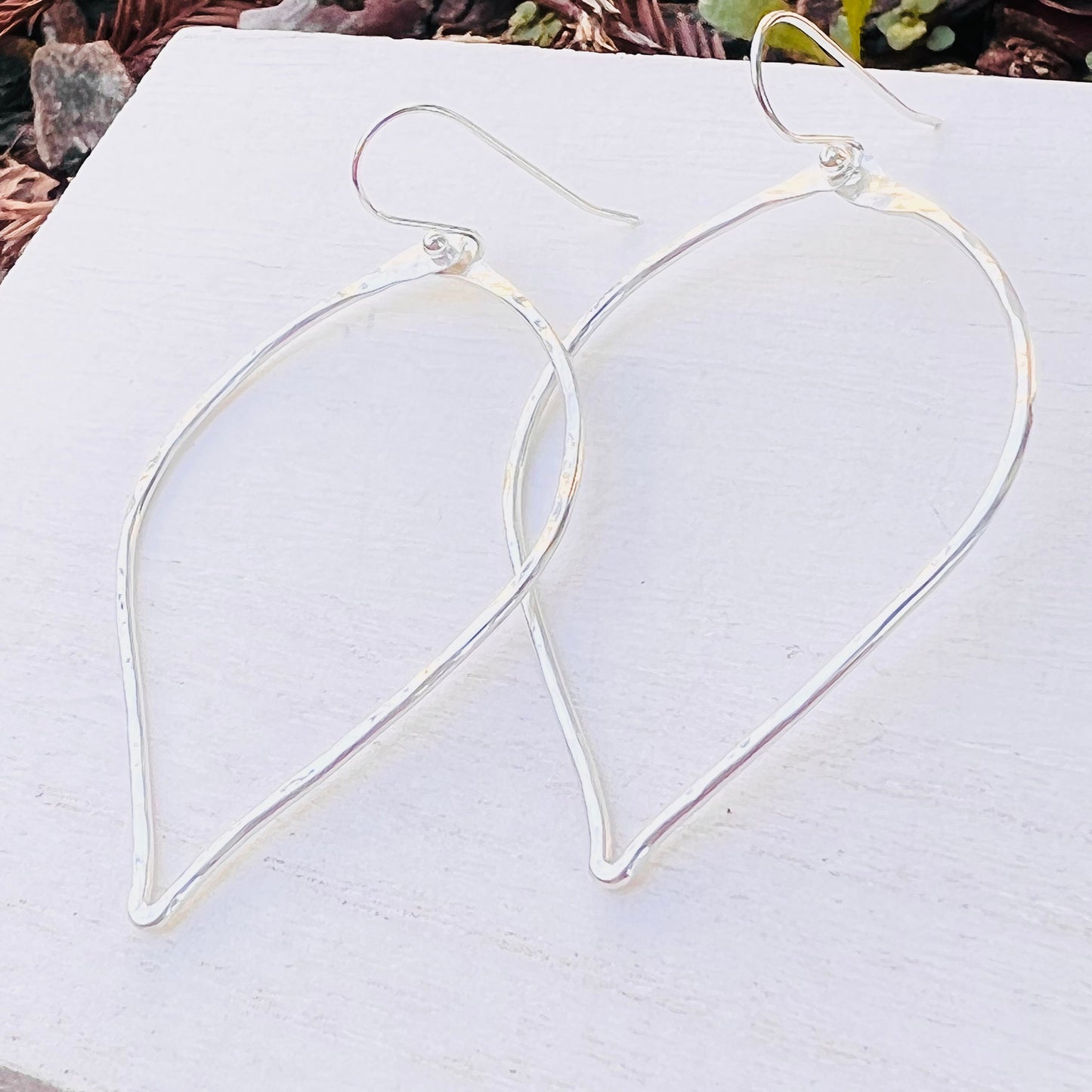 Pointed Hoop Earrings