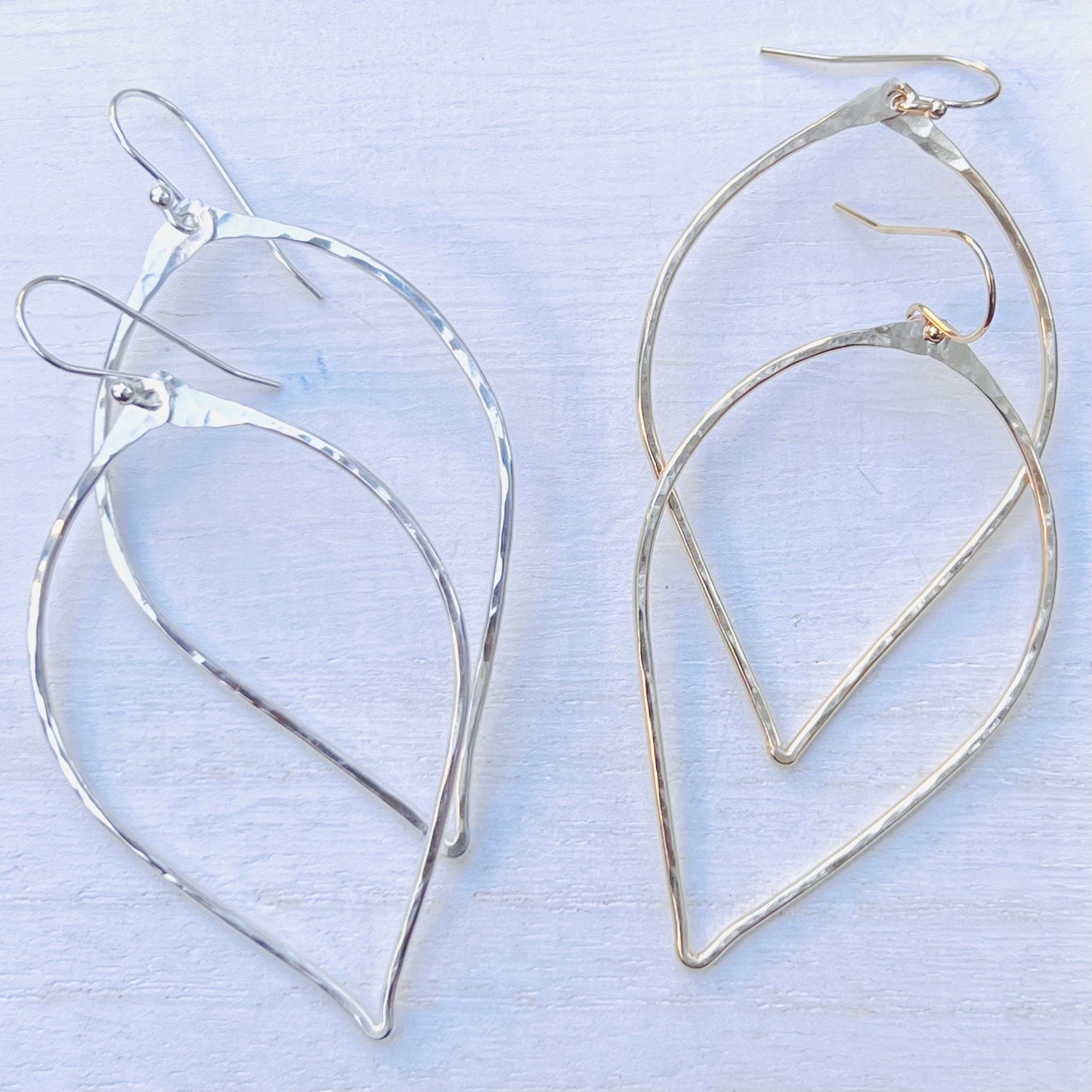 Pointed Hoop Earrings