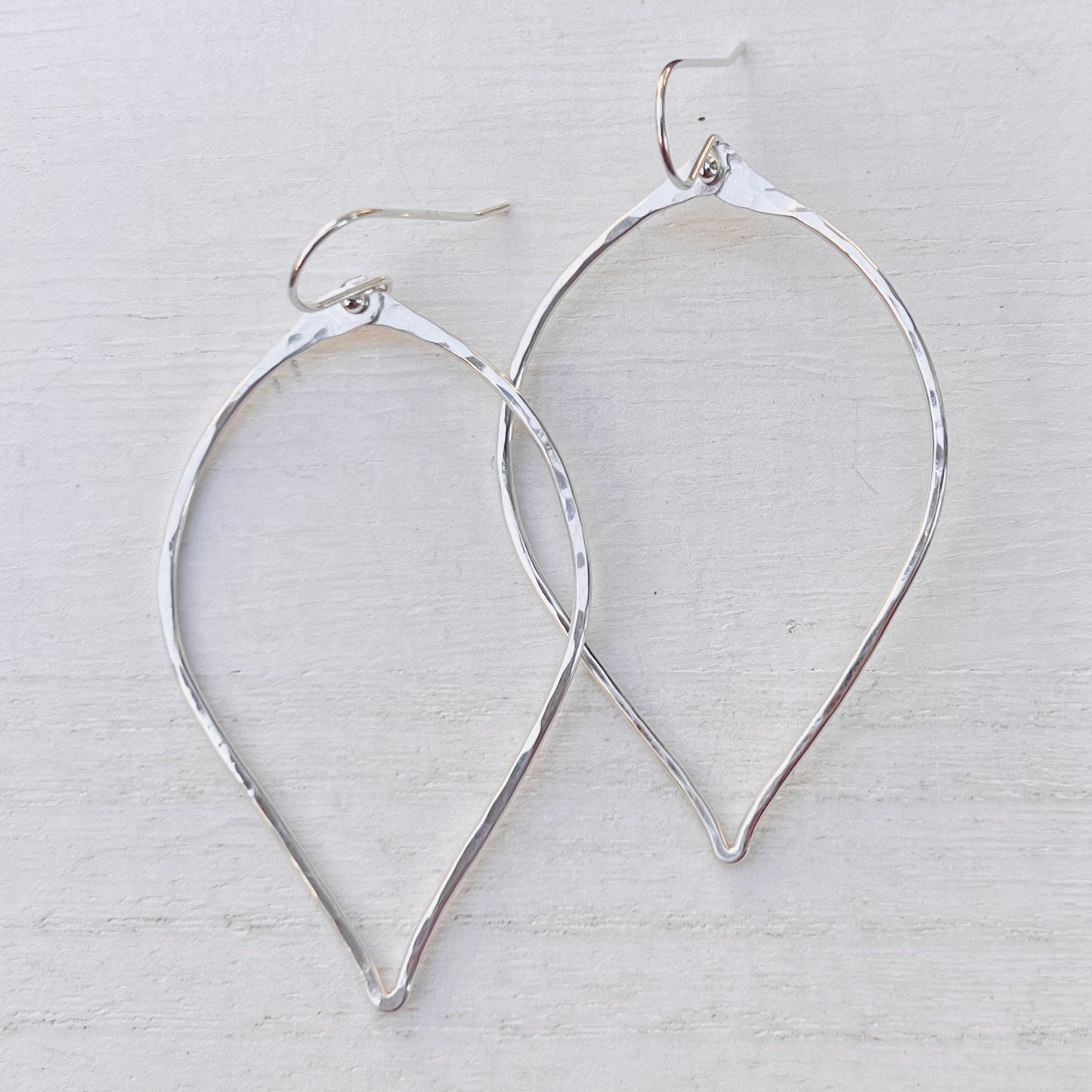 Pointed Hoop Earrings