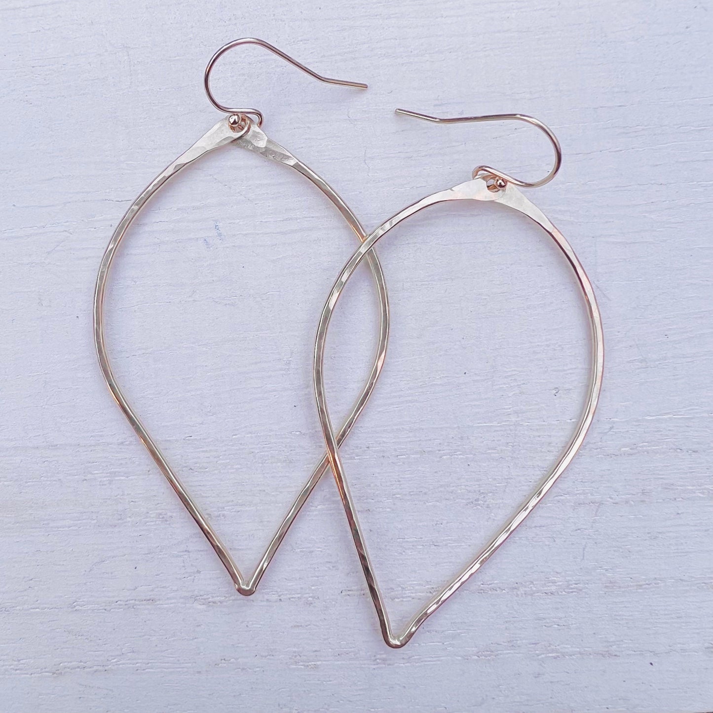 Pointed Hoop Earrings